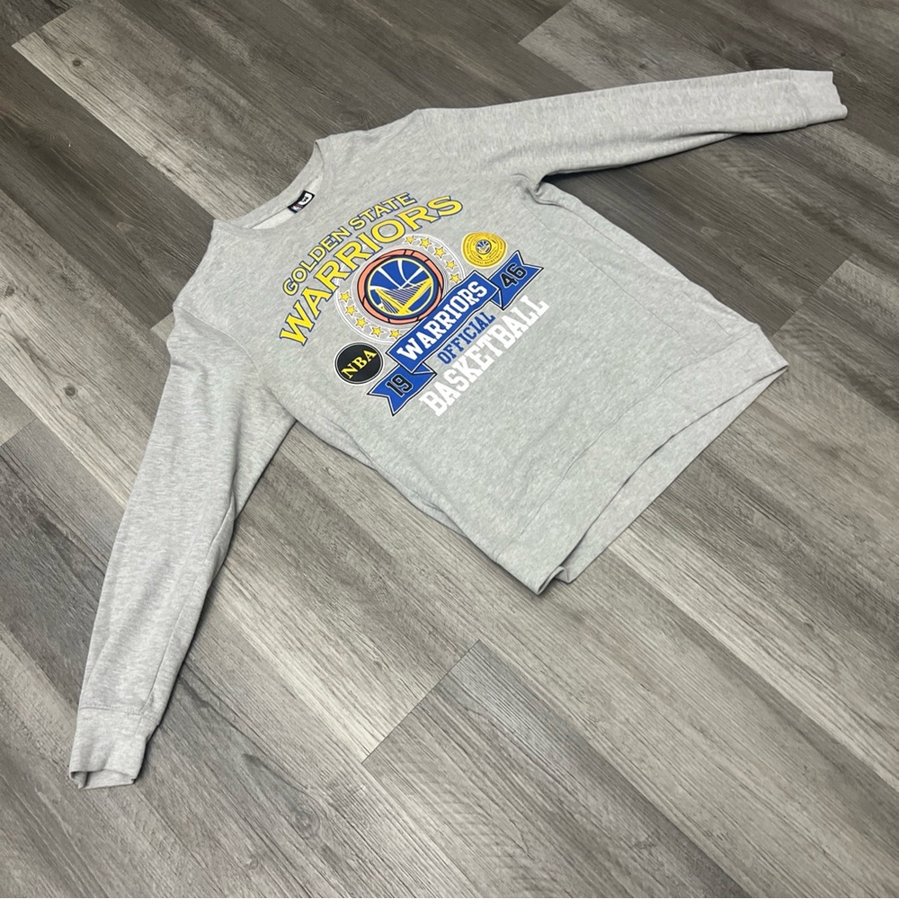 Vintage Golden State Warriors Gray Sweatshirt